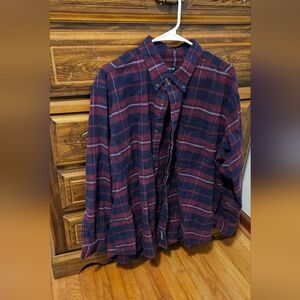 Orvis Classic Fit Plaid Shirt - Red and Blue